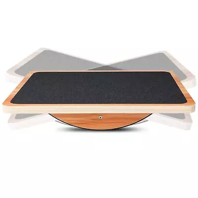 Wood Wobble Exercise Balance Board | Professional Rocker Balance Board For Ph... • $51.94