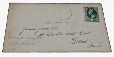 1871 Flint & Pere Marquette Railroad Company Rpo Handled Envelope • $75