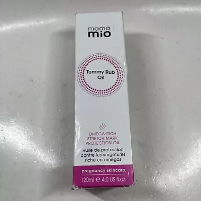 Mama Mio Tummy Rub Oil 4.0 Fl Oz 120 Ml. Scar & Stretch Mark Reducer  Made In UK • $15.49