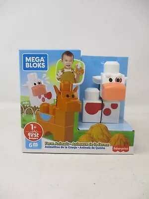 Mega Bloks First Builders Farm Animals 6-Piece Block Set • $15.99