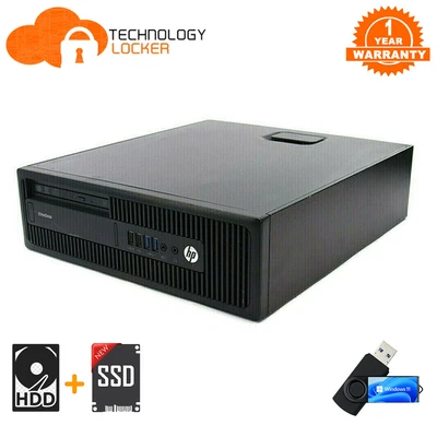 $179.10 • Buy  HP EliteDesk 800 G2 SFF Desktop PC I5-6500 8GB RAM New 120GB SSD 500GB Win 11 