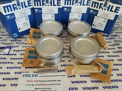 Volvo 740 85-92 745 760 85-90 780 940 B230FT Turbo Engine Piston Set Standard • $595