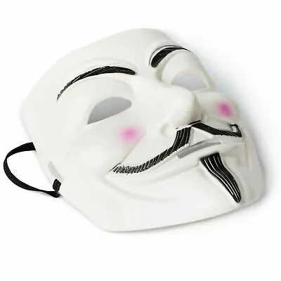 V For Vendetta Mask Anonymous Guy Fawkes Halloween Mask Hacker Mask  • $9.89