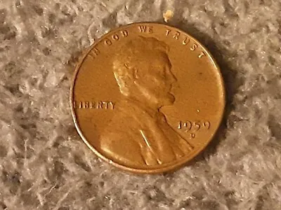 1959 D Lincoln Penny RARE  WITH Multiple ERRORS  • $1200