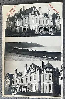 Early Postcard 1913 Pendennis Hotel Falmouth Cornwall Postcard • £8