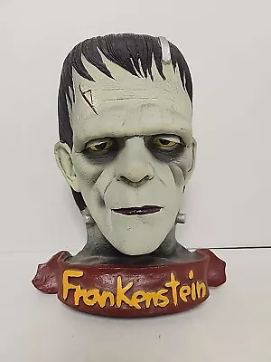 VINTAGE! 1996 Boris Karloff Bust Frankenstein Illusive Concepts Wall Mount • $49.99