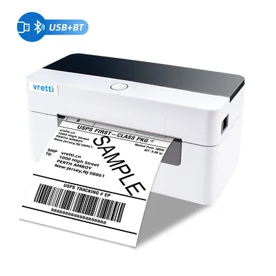VRETTI Bluetooth Thermal Shipping Label Printer For UPS USPS FedEx • $66.88
