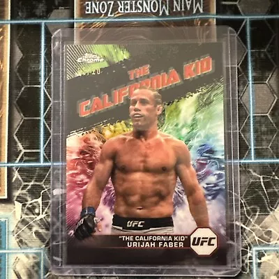 UFC Topps Chrome Urijah Faber “The California Kid” 3/10 • $30