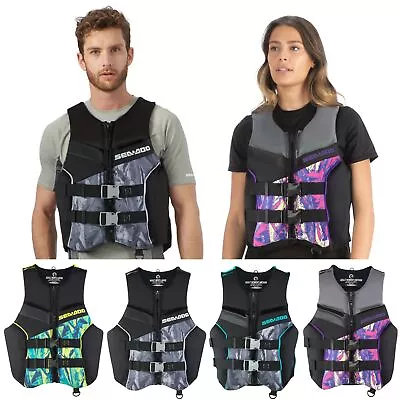 Sea-Doo Airflow Refraction PFD Men's Women's Life Vest Neoprene Ski Jacket • $99.99