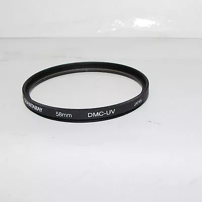 Quantaray DMC-UV 58mm Lens Filter Made In Japan (with Couple Tiny Scratches) • $6.68