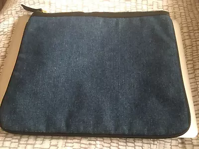 Accessorize Denim Look Toiletry/Makeup Pouch New No Tag • £5