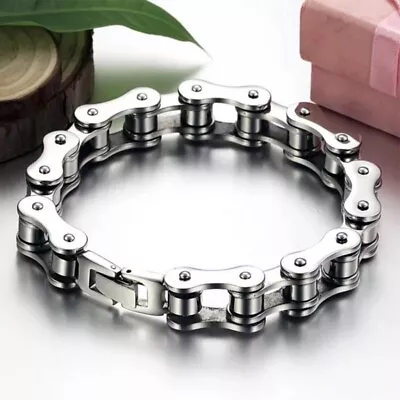 Biker Bicycle Motorcycle Chain Bracelet Men  • $9