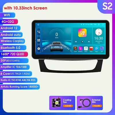 10.33 Android 8Core Car GPS Stereo Radio For Mercedes Benz E-W211 E320 E500 E350 • $209.99