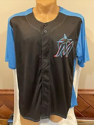 GORGEOUS Miami Marlins Men's Sz XL Stitches Multi-Color Jersey NEW&NICE! • $49.99