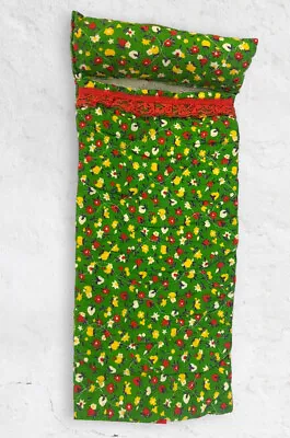 Vintage Barbie Clone Size Doll Roll Up Camping Sleeping Bag 1970s 1980s • $11