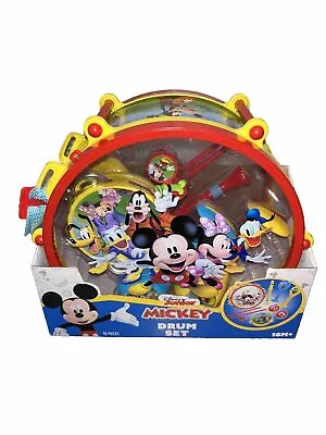 Mickey Mouse Drum Set Disney 10 Pc Band Musical Instruments Age 18M+ Toddler • $19.20