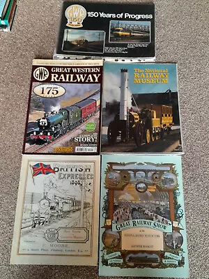 £6.99 • Buy 5 Booklets On The History Of Railway    Gwr 150 ,gwr 175