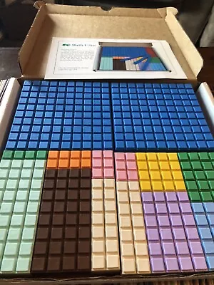 Math U See Manipulative Blocks Starter Set Of 80 - Homeschool Teacher • $29.60