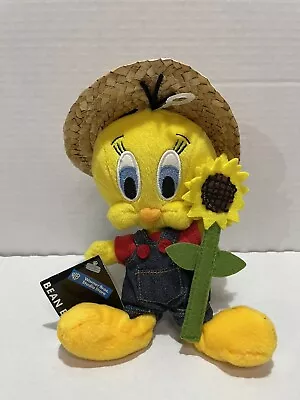 Vintage Warner Bros. Studio Store Bean Bag Plush Sunflower Tweety Bird NWT  • $5.91