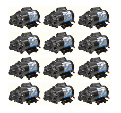 $2699.99 • Buy (12) EVERFLO EF7000 12 Volt 7.0 GPM Diaphragm Water Pump 60psi Sprayer, Boat, RV