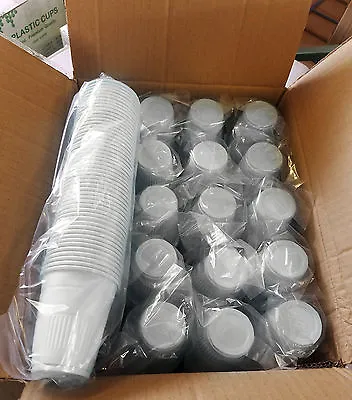 Plastic Drinking Cups 5oz Dental Medical 1000/Case Premium White  • $39.99