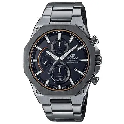 Casio EDIFICE EFSS570DC-1A Slim Case Stainless Steel Solar Power Men's Watch • $238