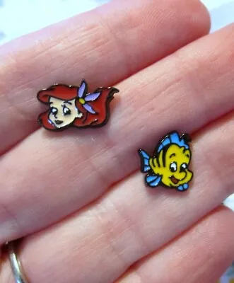 Ariel & Flounder Earrings Mermaid~Hypoallergenic • $11.85