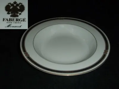 Farberge Monarch 4 Rimmed Soup Bowls • $9.95