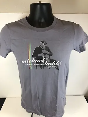 Michael Buble 2008 Shirt Ladies Size Medium V16 • £9.63