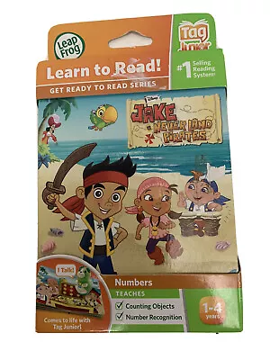 LeapFrog LeapReader Junior Jake Never Land Pirates Tag Interactive Book New NIP • $13.47