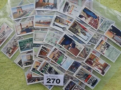 Railway Equipment W.d & H.o Wills Full Set Of 50 Cigarette Cards Train Transport • £9.50