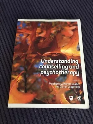 Understanding Counselling And Psychotherapy By Darren Langdridge Meg-John... • £0.99