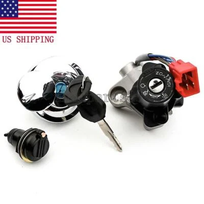 $43.56 • Buy Ignition Switch Gas Cap Keys Set For Yamaha V Star 1100 Custom Classic 1999-2009