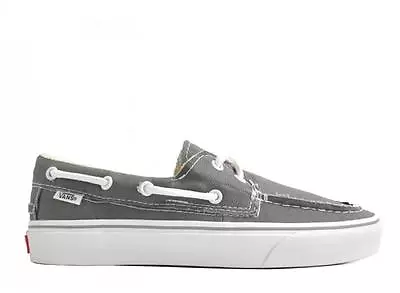 Vans Zapato Del Barco  Pewter/true White Boat Casual Canvas  Sneakers • $39.94