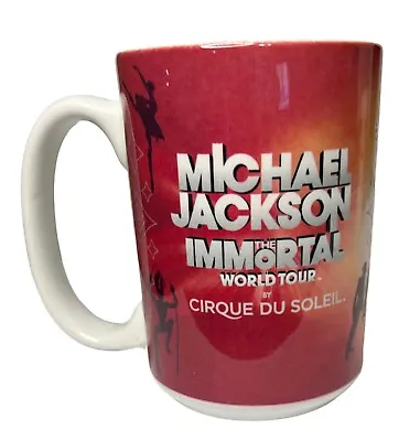 MICHAEL JACKSON The Immortal World Tour Cirque Du Soleil Mug RARE  Unused • $44