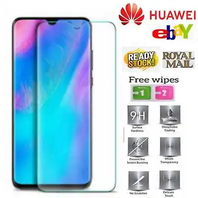 £1.99 • Buy FOR Huawei P20 P30 P40 Pro Lite Protection Tempered Glass Screen Protector NEW