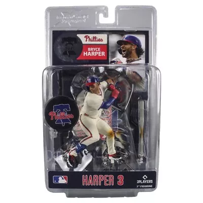 McFarlane MLB Bryce Harper Philadelphia Phillies White Jersey Figure + Stand • $39.99