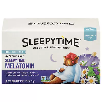 Celestial Seasonings Tea Melatonin Sleepytime 18 Bags (Pack Of 6) • £44.33