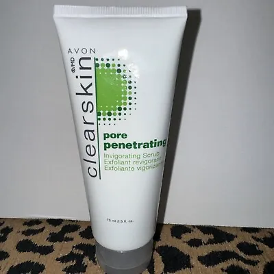 AVON CLEARSKIN Pore Penetrating Invigorating Scrub 2.5 Fl Oz. SEALED • $32