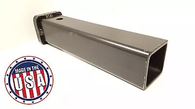 USA Made 12  X 2  Square STEEL Receiver Hitch Tube 2  Ball Mount Trailer Truck • $52.99