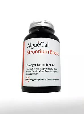 AlgaeCal Strontium Boost Stronger Bones Dietary Supplements 60 Veggie Capsules • $26.99