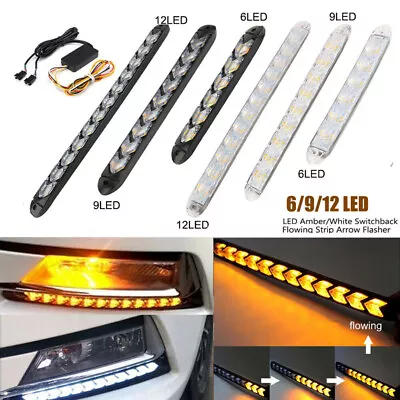 6/9/12 LED Daytime Running Light DRL Daylight Fog Lamp Day Turn Signal Lamp • $25.99