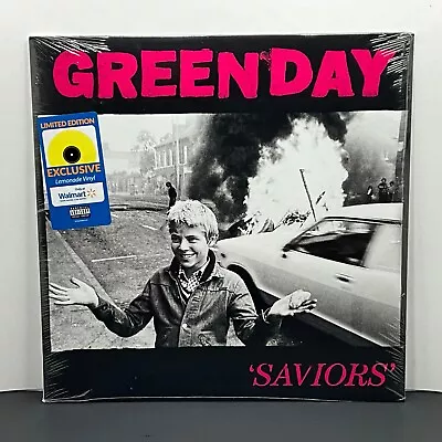 Green Day - Saviors [Exclusive Limited Edition Lemonade Colored Vinyl LP] 2024 • $19.99