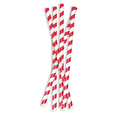 Bulk Paper Straws - 8mm X 200mm Trade 250/ 500 / 750/ 1000 Eco Friendly -UK Made • £7.75