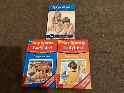 Ladybird: Key Words Reading Scheme - HB Books X3 (2000) **Excellent Condition** • £3.99