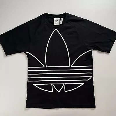 $14.95 • Buy Adidas Originals Mens Black T Shirt Crew Neck Short Sleeve Adidas Logo Size S