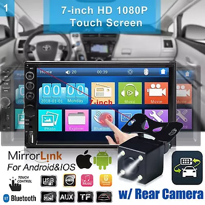 7  Car Radio MP5 Stereo Multi-Player Mirror Link For Android IOS GPS Navigation • $50.40