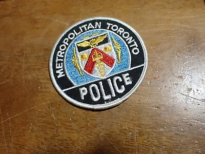 Metropolitan Toronto Canada  Early Vest Obsolete Patch Bx 25#1 • $7.99