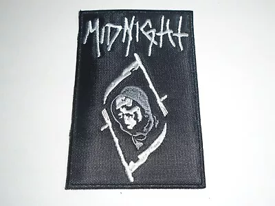 Midnight Black/speed Metal Embroidered Patch • $6.29