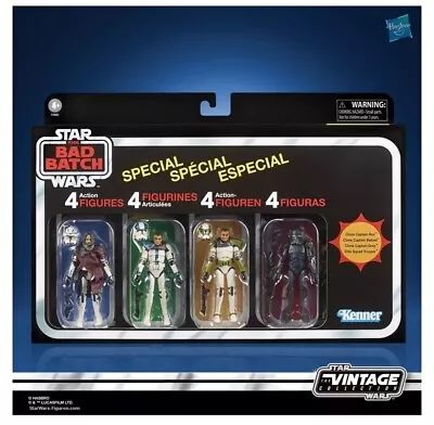 Star Wars The Vintage Collection The Bad Batch Special 4-Pack MIB Sealed • $160